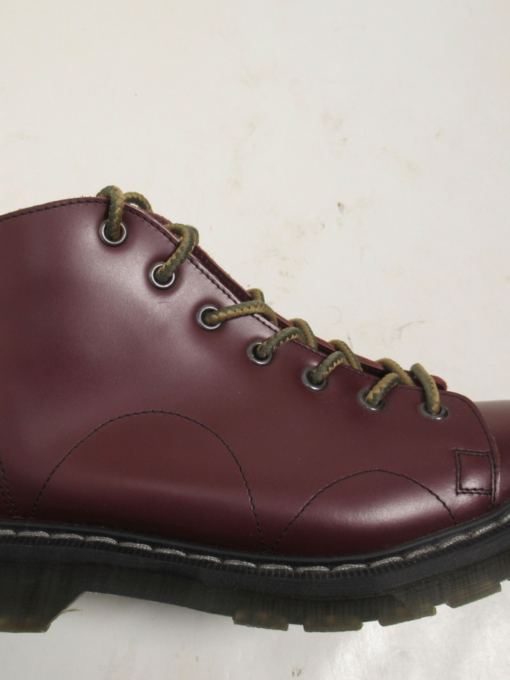 Solovair Unisex Oxblood Hi-Shine Monkey Boot Size 6 US M / 7 US W / 5 UK / 38 EU